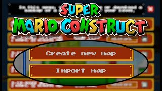 Super Mario Construct V8: Restore Points & Map Codes sneak peek!