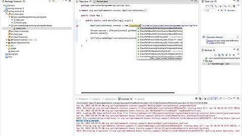 Spring Tutorial 6   Spring Class Path Contexts   YouTube