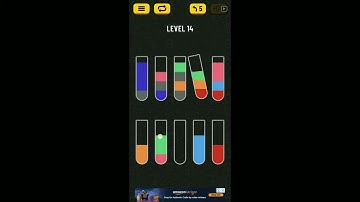 Water Sort Puzzle || Level 14 || Walkthrough  IOS   Android