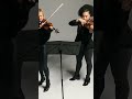 Violinists Una Tone and Chiara Fasi visually represented the orchestra for &#39;Let The Truth Speak.&#39;
