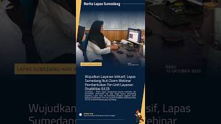 Wujudkan Layanan Inklusif Lapas Sumedang Ikuti Zoom Webinar Pembentukan Tim Unit Layanan Disabilitas