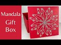 Make your own christmas gift box out of card stock