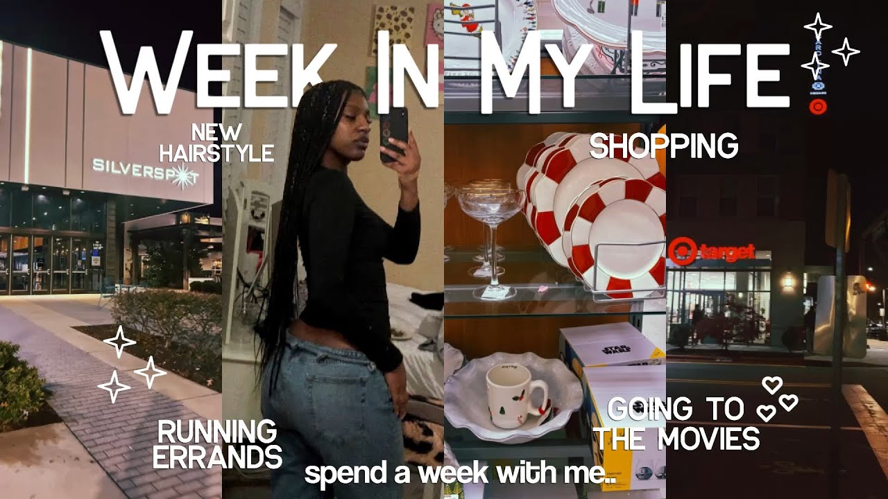 WEEK IN MY LIFE: new hairstyle, tj max, movie date, running errands 
