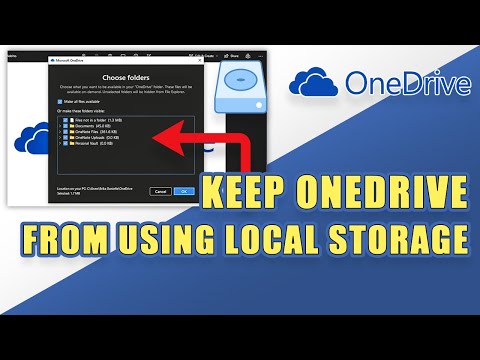 تصویری: آیا OneDrive فضای ذخیره سازی را ذخیره می کند؟