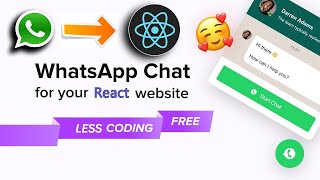 How To Add WhatsApp Click To Chat On REACT JS | WhatsApp Chat On #reactjs  Website In  Simple Steps screenshot 5