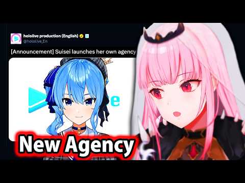 Calli reacting to Suisei launching her own agency: