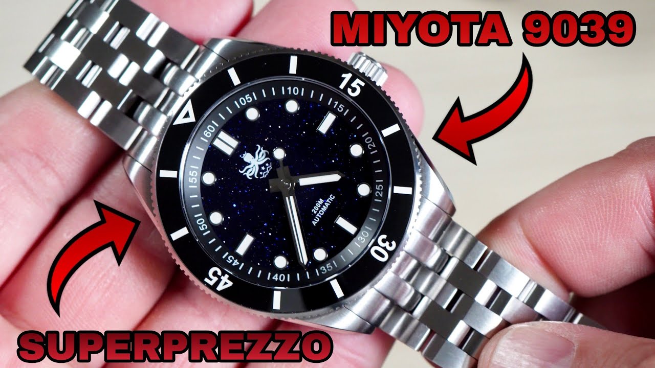 Phoibos è incredibile!!! Ecco il nuovo Wave Master con quadrante Avventurina e Miyota 9039