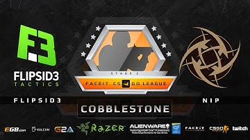 Flipsid3 vs NiP - Cobblestone (FACEIT League 2015 Stage 2 EU)