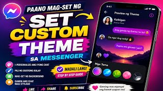 Paano Magtakda ng Custom na Tema sa Messenger | Gamitin ang iyong larawan sa Messenger Chat Theme screenshot 2