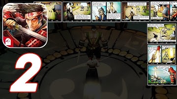 Samurai II: Vengeance Gameplay Walkthrough Part 2 - Bandits run (iOS, Android)