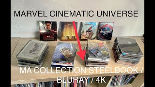 MARVEL CINEMATIC UNIVERSE : STEELBOOK / BLURAY / 4K : MA COLLECTION