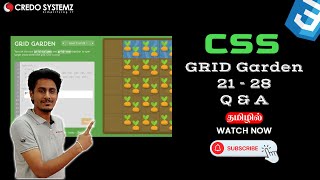 CSS Grid Part 3 Tutorial | Day 27 Tutorial For Beginners in Tamil #css #fresher #credosystemz #grid