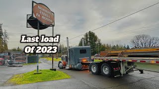 Hauling my last load of 2023 brothers trailer is fixed!