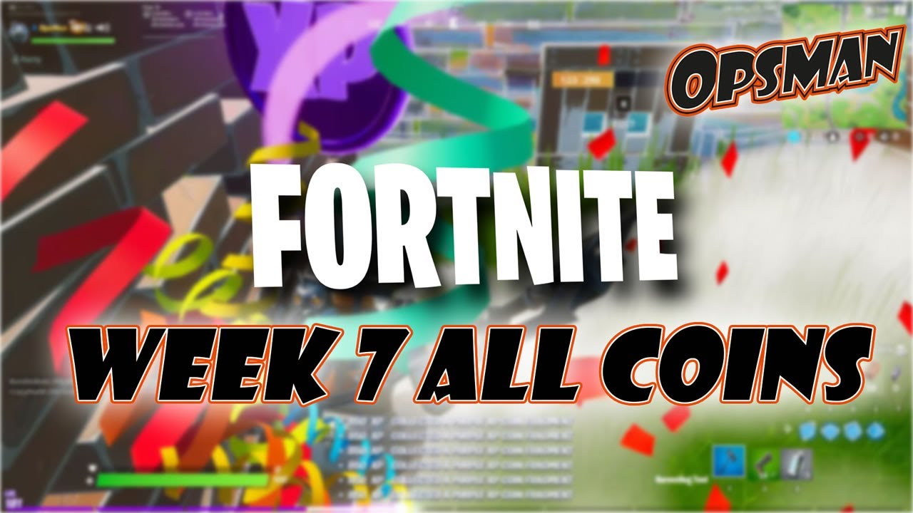 All XP Coin locations in Fortnite Season 3 Chapter 2 Week 7 63,000 FREE XP