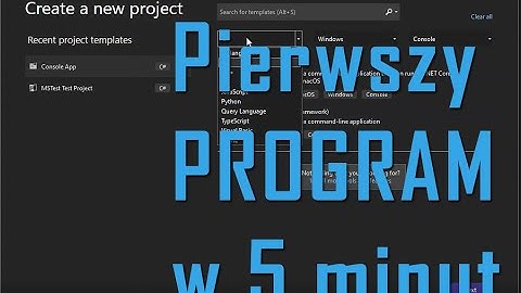 Jak zacząć programować w C# bez żadnej wiedzy w 5 minut #1