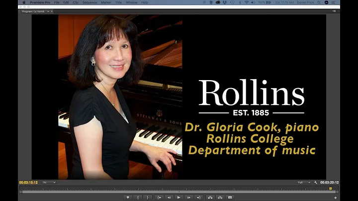Dr. Gloria Cook, piano