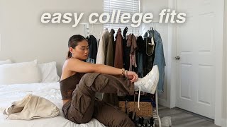 COLLEGE OUTFIT INSPO | easy day to night looks 2022