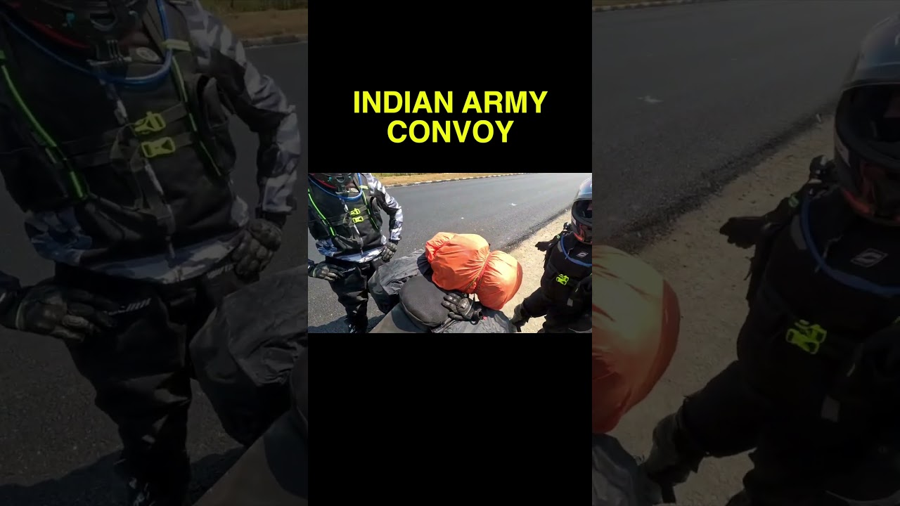 Indian army convoy 