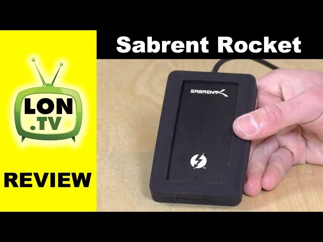 Sabrent Rocket Thunderbolt 3 NVME SSD Review vs. Samsung X5 class=
