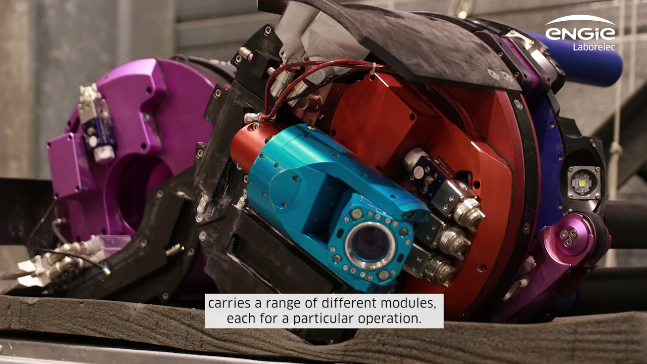 Engine Laborlec ENGIE Laborelec - Robotized solutions for nuclear power plants - YouTube