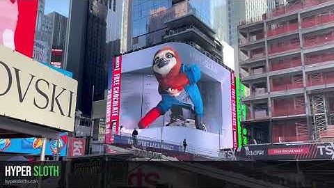 3D and Anamorphic Content at 20 Times Square LED Display