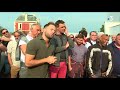 Biarritz olympique  jeanbaptiste aldig vide son sac devant les supporters