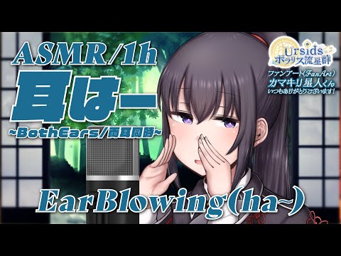 [ASMR/1h] 耳はー~両耳同時~/Ear blowing sound(ha-)-Both Ears-#03 [声なし/No Talking]