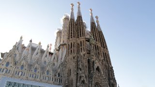 La sagrada familia is one of the most popular destinations in
barcelona & spain. there an international mass every sunday morning.
we are lucky to get ...