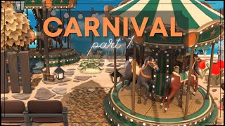 Carnival Build Using 2.0 Items! | part 1 | ACNH Speed Build