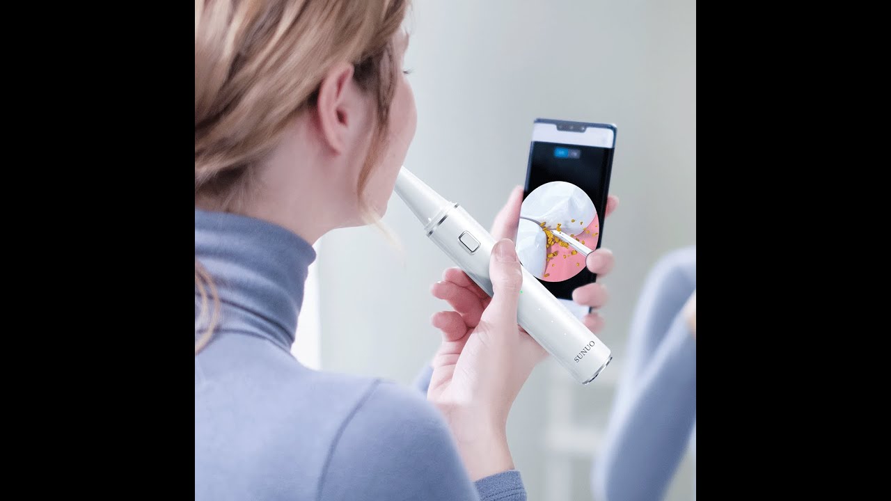 T12Pro Visual Wifi Ultrasonic Tooth Cleaner YouTube