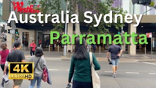 【4K Walk】Walking in Parramatta Sydney Australia 2023