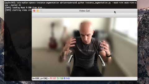 Instance Segmentation with OpenCV Demo