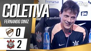 COLETIVA FERNANDO DINIZ | AO VIVO | Platense x Corinthians - Libertadores 2026
