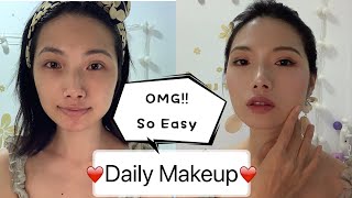 Daily Makeup So Easy | How to apply Liquid foundation better | Medium Coverage Makeup All type skin screenshot 2
