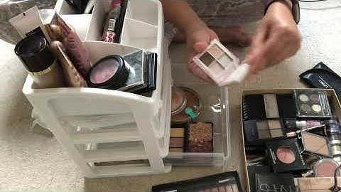 ASMR MAKEUP ORGANISING | UNBOXING MAKEUP ORGANISER | NO TALKING