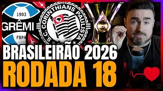 🔴 PRÉ-JOGO 4K 🔴 GRÊMIO X CORINTHIANS • CAMPEONATO BRASILEIRO 2026 | 18ª RODADA