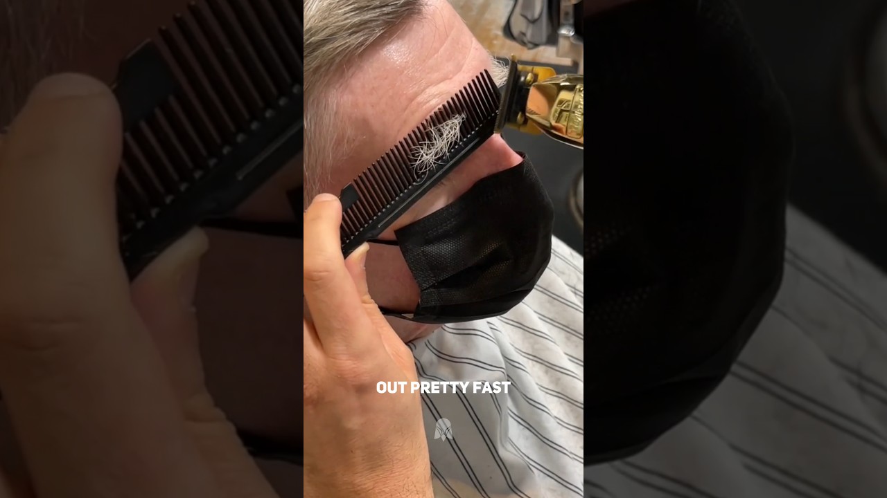 Trimming Brows and Ear Hair with Age.