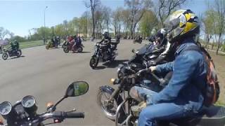 Открытие мотосезона в Краматорске 29.04.2017JAWA (ява) 638 Краматорск-Славянск-Святогорск