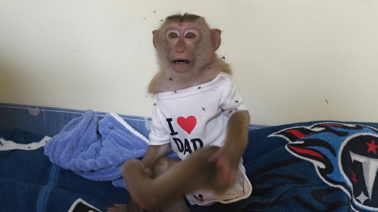 Ламбо и Би беспокоили комары, и она сделала вот что...