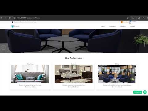Building My First Furniture Website with Tailwind CSS & JavaScript | Web Development Progress