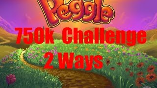 ( High Quality ) Peggle 750 k Challenge Walkthrough - Two ways screenshot 4