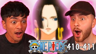 BOA HANCOCK IS THE MOST BEAUTIFUL WOMAN!! - One Piece Episode 410 & 411 REACTION   REVIEW!