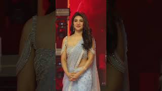 Sreeleela Flaunting Her Glam Side In Saree At Robinhood Movie Trailer Launch Event