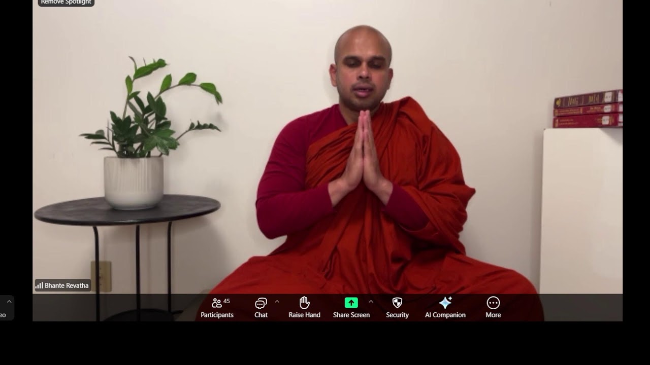 Meditate With A Monk - Online