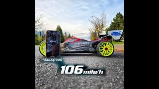 Arrma Typhon 6s 106 mph, stock Spektrum motor and esc