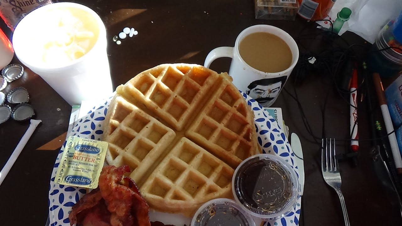 ASMR Eating A Belgian Waffle