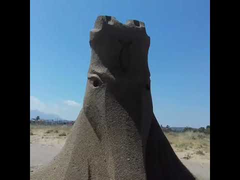 sculptures rodin 3ο φεστιβάλ Γλυπτικής στην άμμο Κρήτη Gabriel Grama