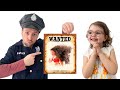 Milasha plays a funny story of a police chase for children | Video with a doll for children