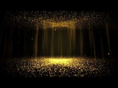 Gold Particles | Abstract Background | 4K Golden Dust | Particles Preset | Copyright Free