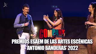 Antonio Banderas recoge el Premio ESAEM 2022 para "COMPANY"